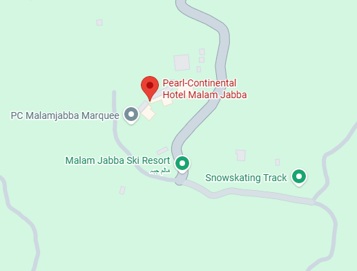 Pearl-Continental Hotel Malam Jabba location map